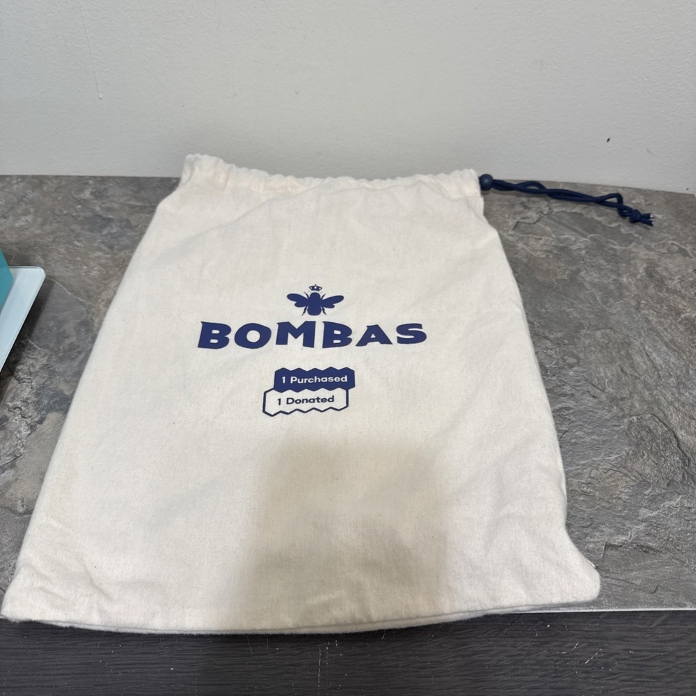 Bombas Flannel Drawstring Cloth Bag only EUC